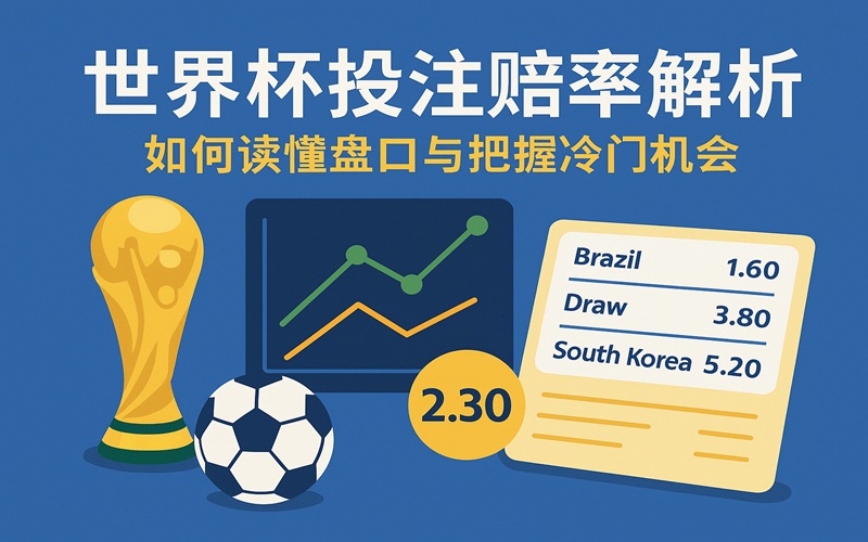 世界杯投注赔率解析:如何读懂盘口与把握冷门机会(图1) 世界杯投注赔率解析:如何读懂盘口与把握冷门机会