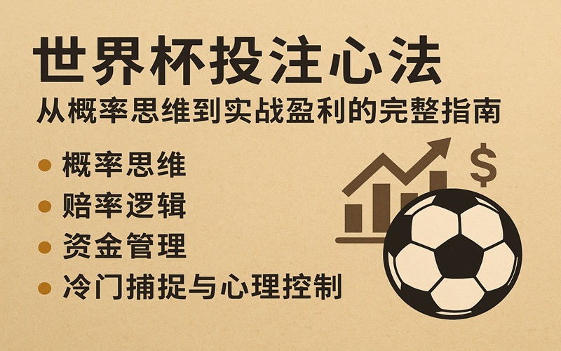 世界杯投注心法：从概率思维到实战盈利的完整指南