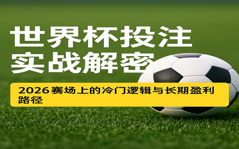 世界杯投注实战解密：2026赛场上的冷门逻辑与长期盈利路径