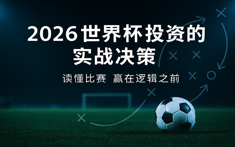 2026世界杯投注的实战决策：读懂比赛，赢在逻辑之前