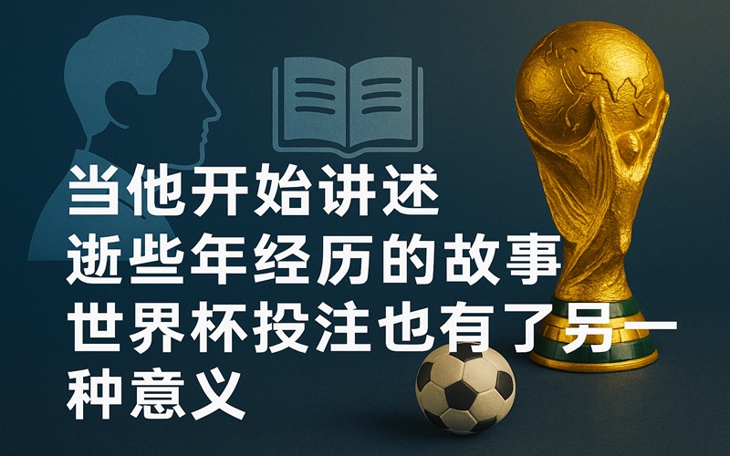 当他开始讲述这些年经历的故事，世界杯投注也有了另一种意义