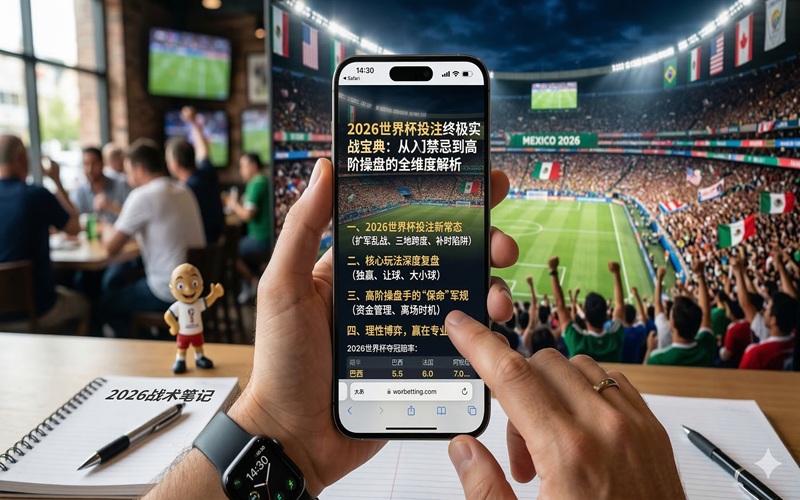 2026世界杯投注终极实战宝典：规则解析、实时赔率与高阶操盘技巧